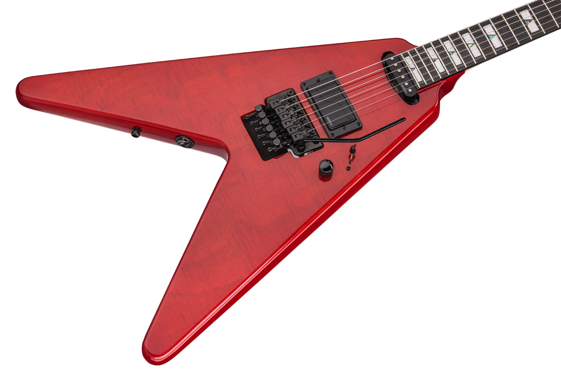 Artist Line Breaker WH-1 - Majesty Red Blackburst Transparent High Polish E-Gitarre